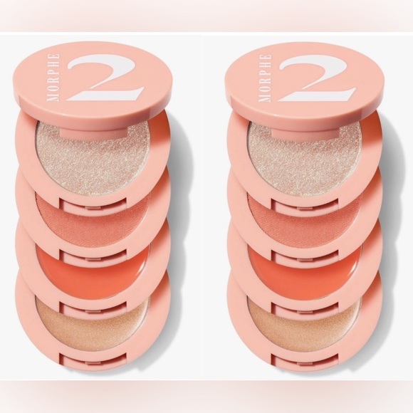 2- Pack Morphe2 Quad Goals Multi-Palette. Fresh Peach. Brand New. - Picture 1 of 11